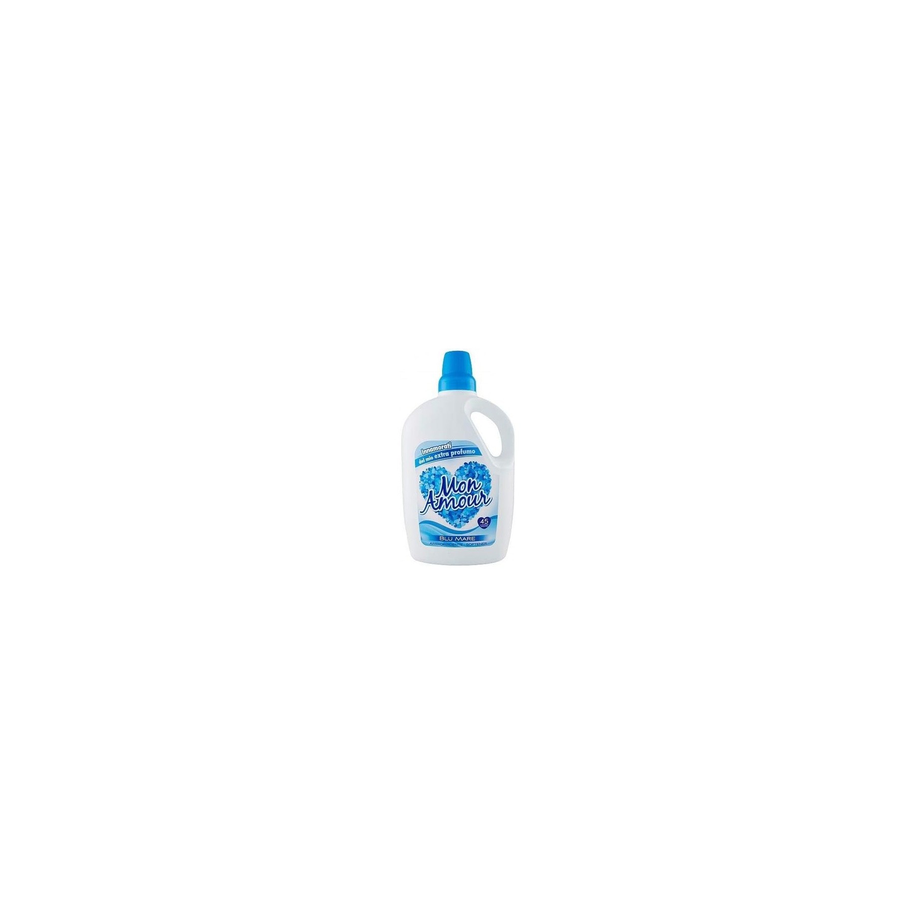 Mon Amour Fabric Softener, Diluted, Blue Sea Scent, 45 Washes, 3000 Ml