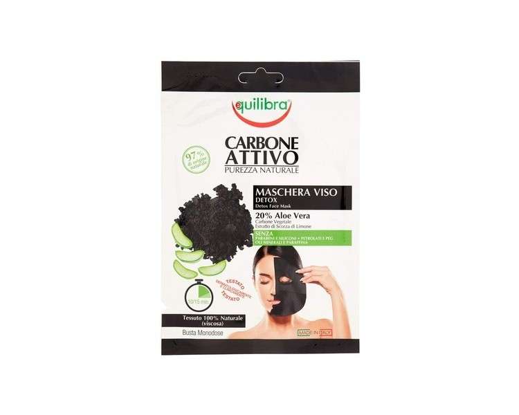 Equilibra Face Mask with Activated Charcoal Fabric