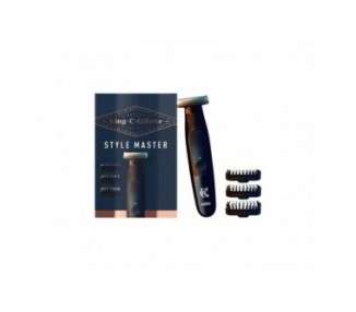 King C. Gillette Style Master Beard Trimmer for Men with 1 Interchangeable 4D Blade and 3 Interchangeable Comb Attachments