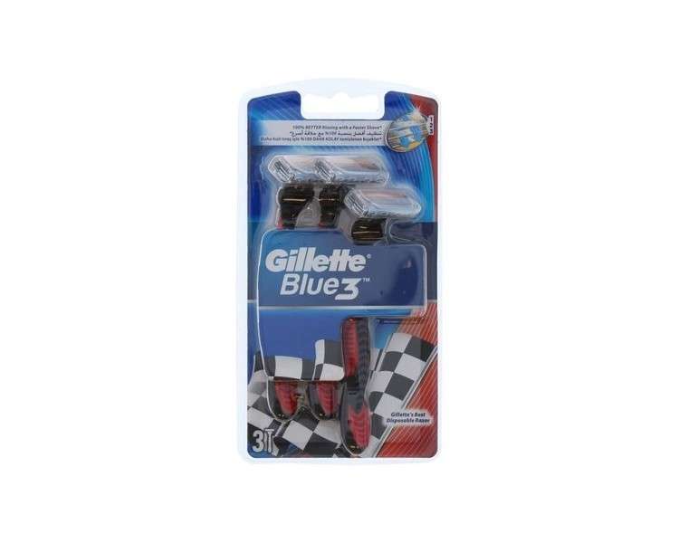 Gillette Blue 3 Disposable Razors Nitro 3 Inches