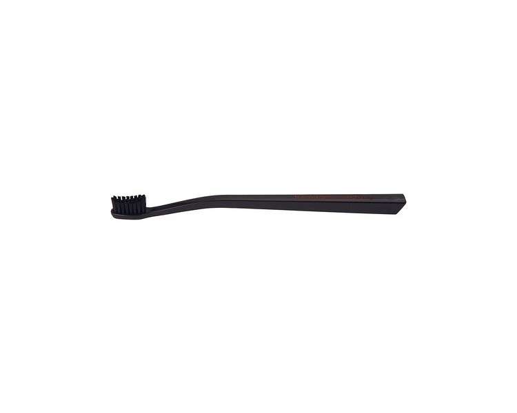SWISSDENT Profi Colours Swissdent Profi Colours Toothbrush Single Black&black with Medium Soften Bristles in Patented Spoon Shape for Cleaning Difficult Areas Against Plaque, Cavities, and Periodontitis