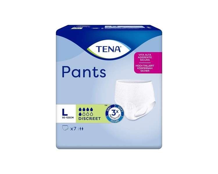Tena Pants Discreet Large for Moderate Bladder Weakness