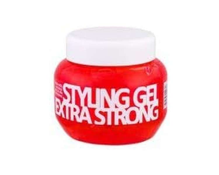 Kallos Extra Hold Styling Gel 275ml Red
