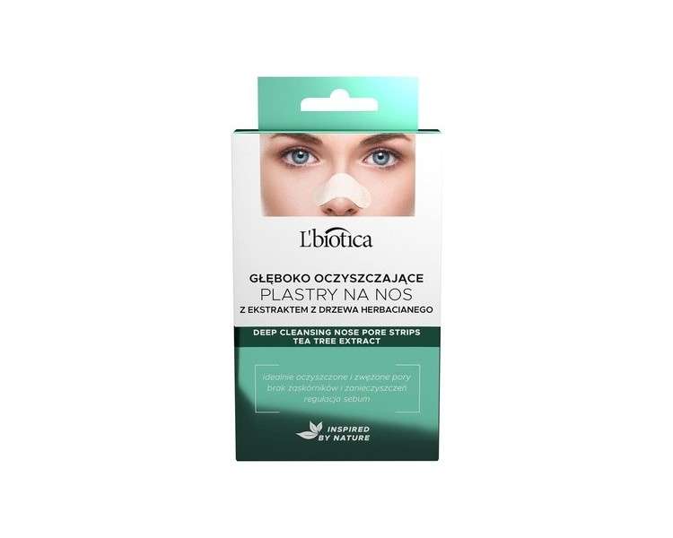 L'Biotica Nasal Stripes Deep Purifying with Tea Tree Extract Nose Patches