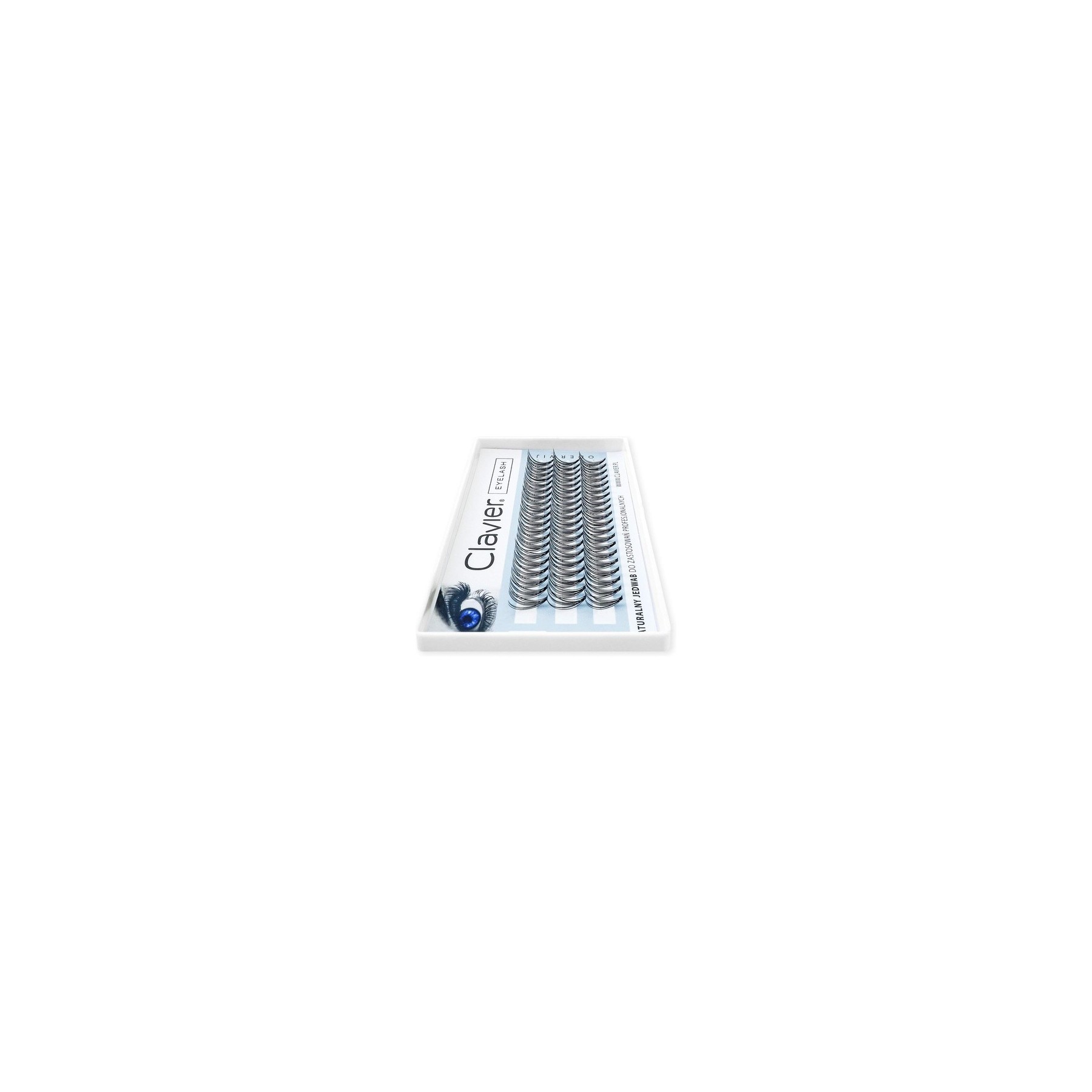 Clavier C-Curl Classic Silk Eyelash Clusters in Various Lengths 8-14mm