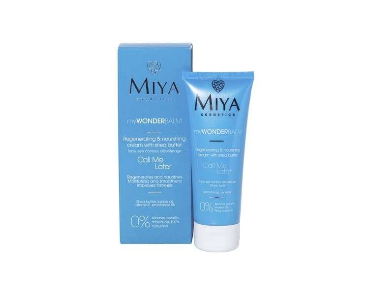 MIYA COSMETICS myWONDERBALM Face Cream with Shea Butter 75ml