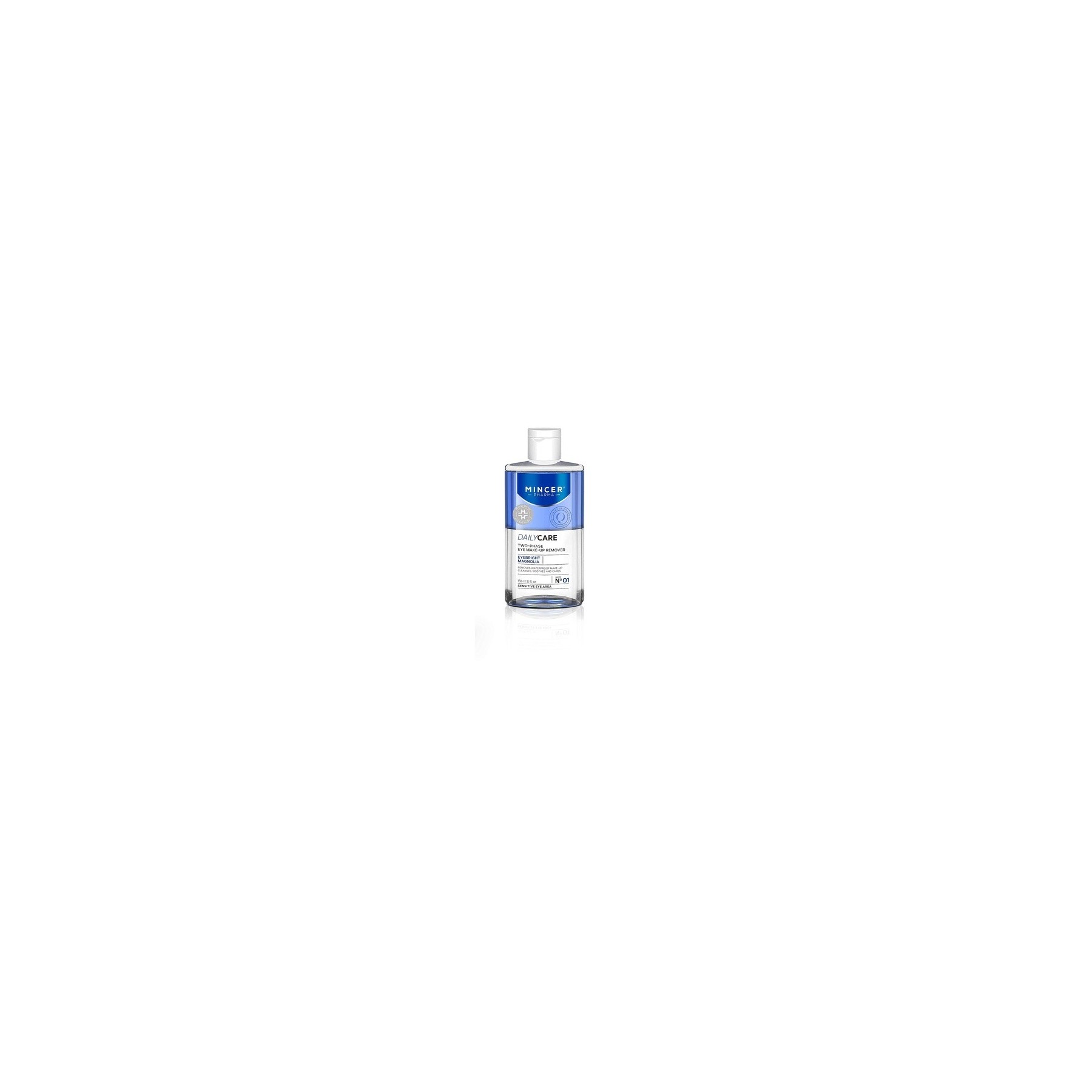 Mincer Pharma Daily Care Two-Phase Eye Makeup Remover for Sensitive Skin with Eyebright and Magnolia Extract 150ml