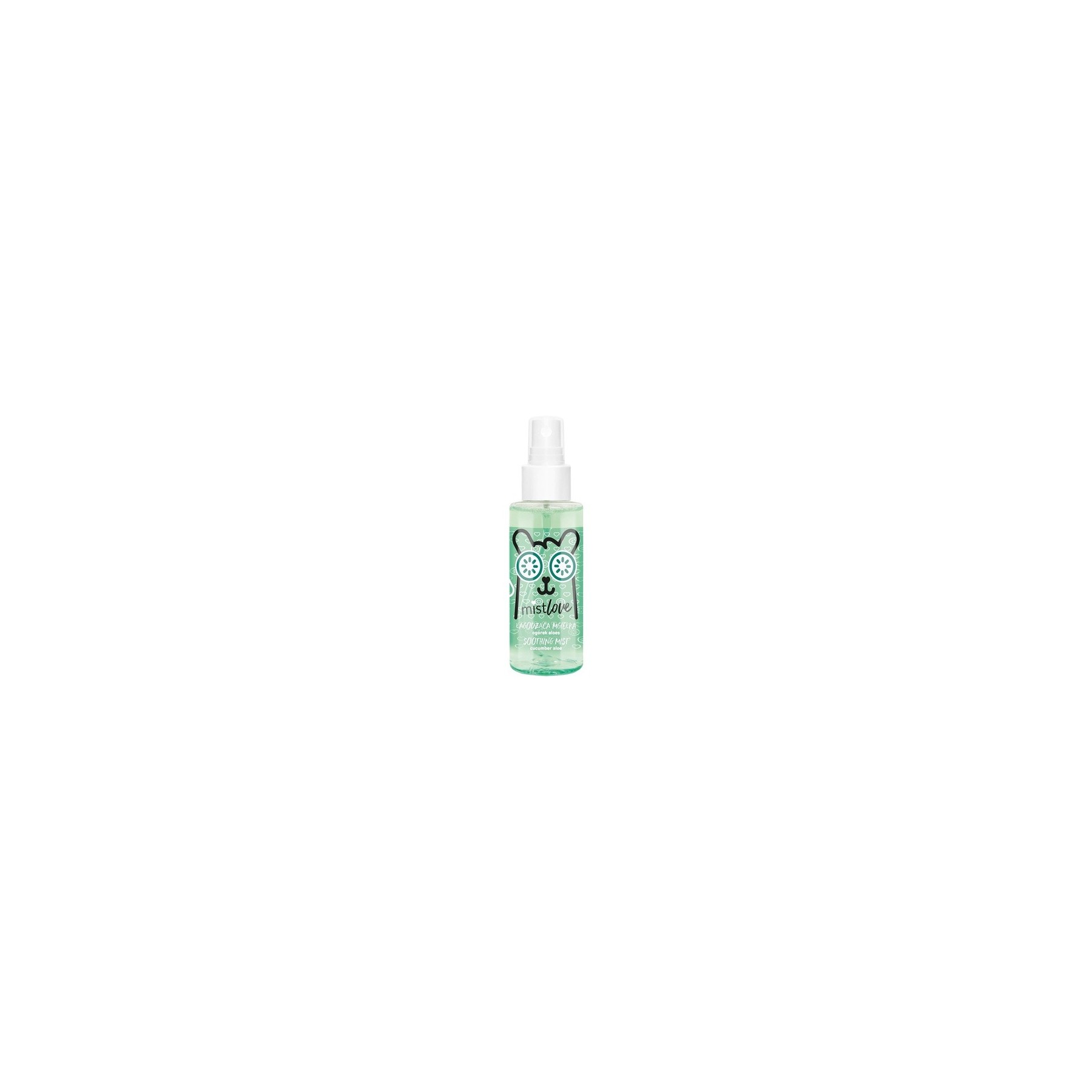 FLOSLEK Soothing Face Spray Cucumber Aloe Hydro Boost Express Toner 95ml - Vegan Natural Cosmetics