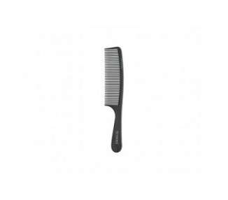T4B LUSSONI Carbon Anti-Static and Break-Resistant Handle Comb with Wide Teeth for Thin and Thick Hair 404