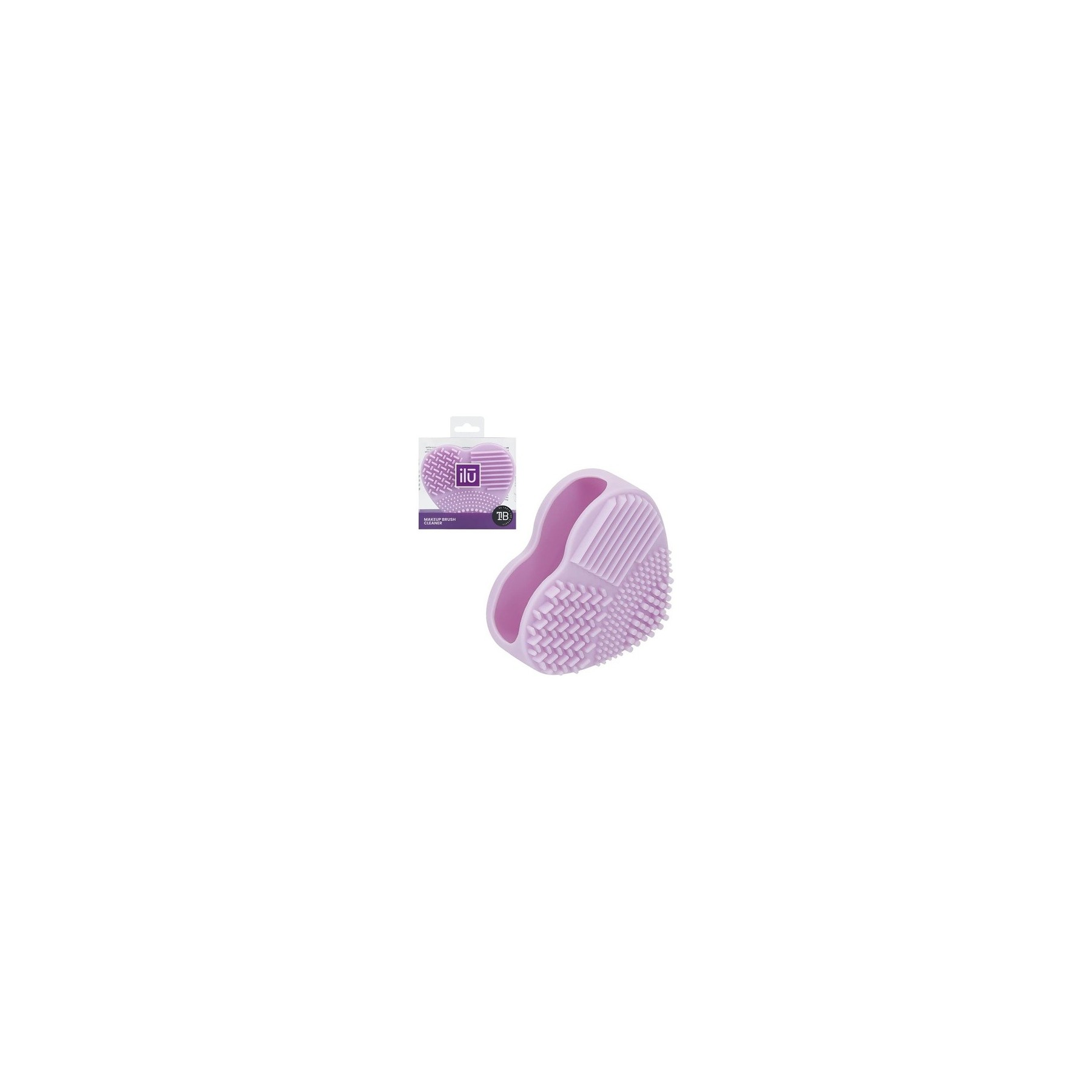 T4B ILU Makeup Brush Cleaner Silicone Cosmetic Brush Cleaning - Purple