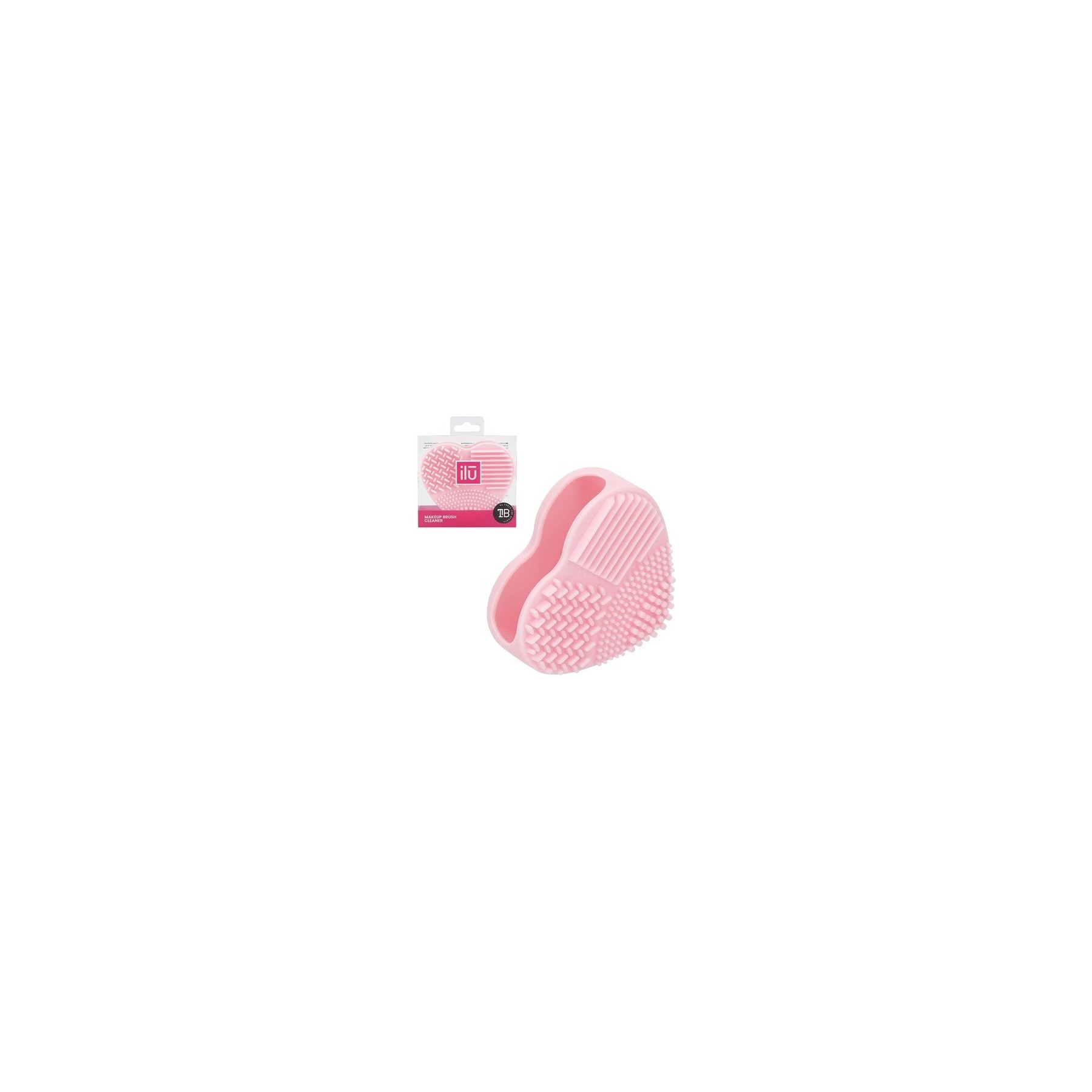 T4B ILU Makeup Brush Cleaner Silicone Cosmetic Brush Cleaning - Pink