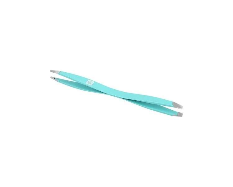 T4B ILU Double-Sided Precision Eyebrow Tweezers for Facial Hair Removal