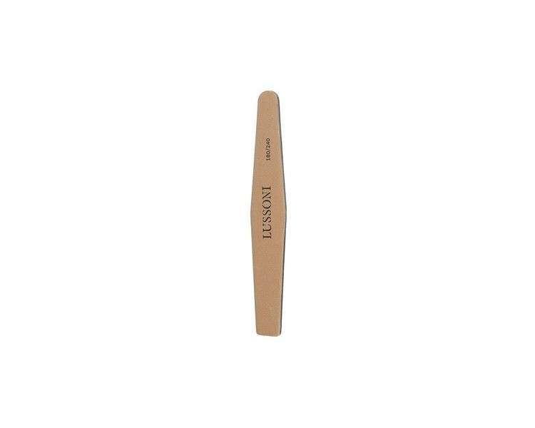 T4B Lussoni Premium Trapezoid Nail Files 180/240 Grit - Pack of 50