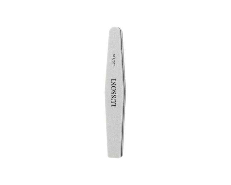 T4B LUSSONI Trapezoid Professional Nail Files 100/180 Grit - Pack of 10