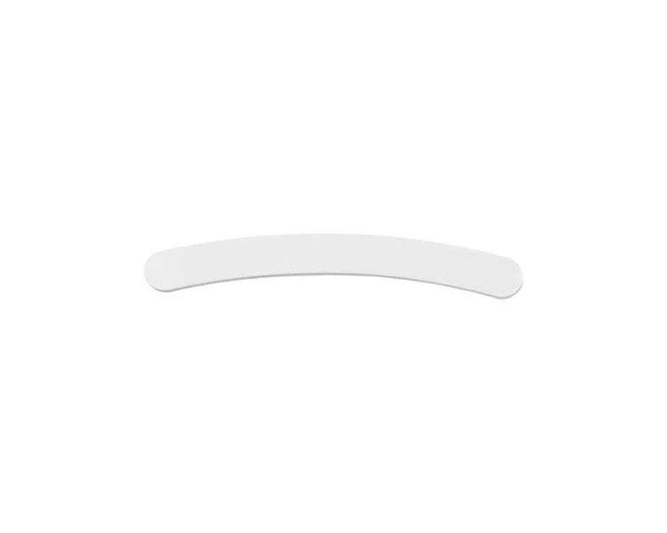 T4B MIMO White Banana Shaped Nail File with 100/180 Grit