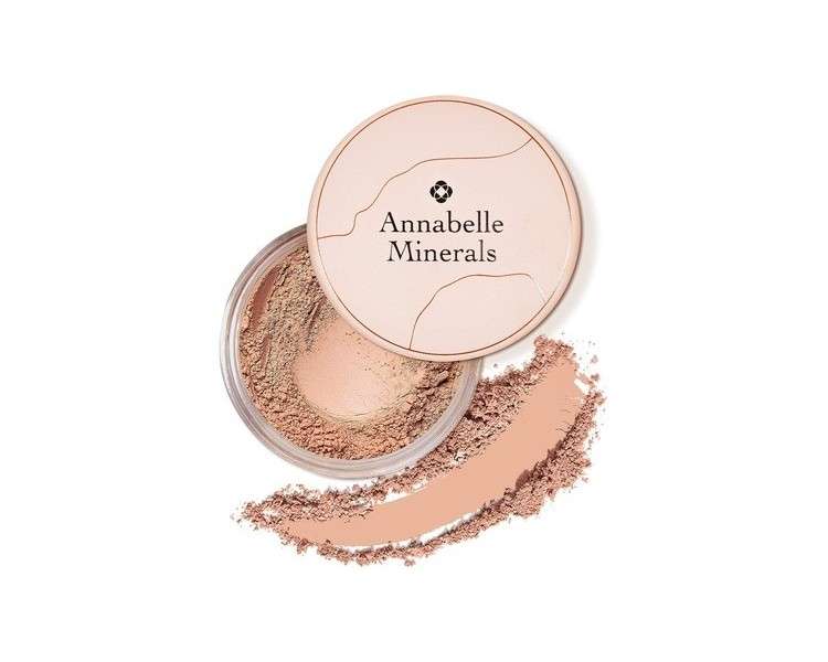Annabelle Minerals Natural Mineral Powder Blush Matte Makeup Finish Highly Pigmented Long-Lasting Makeup Fresh Natural Look for All Skin Types Vegan 4g Satin Honey