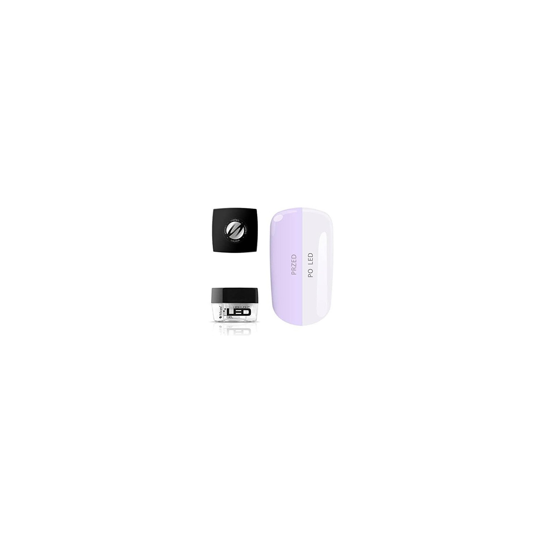 Silcare High Light LED Violet Gel Builder 15g