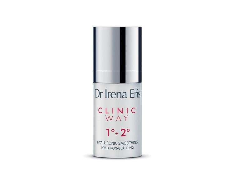 Clinic Way 1°+2° Hyaluronic-Smoothing Anti-Wrinkle Eye Dermocream 30+ 15ml