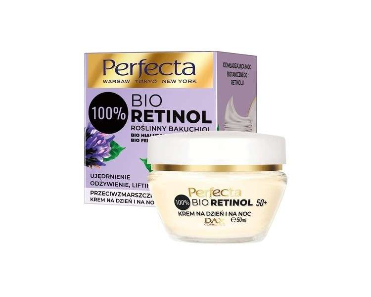 Perfecta Bio Retinol Anti-Wrinkle Face Cream with Retinol for Day and Night 50+