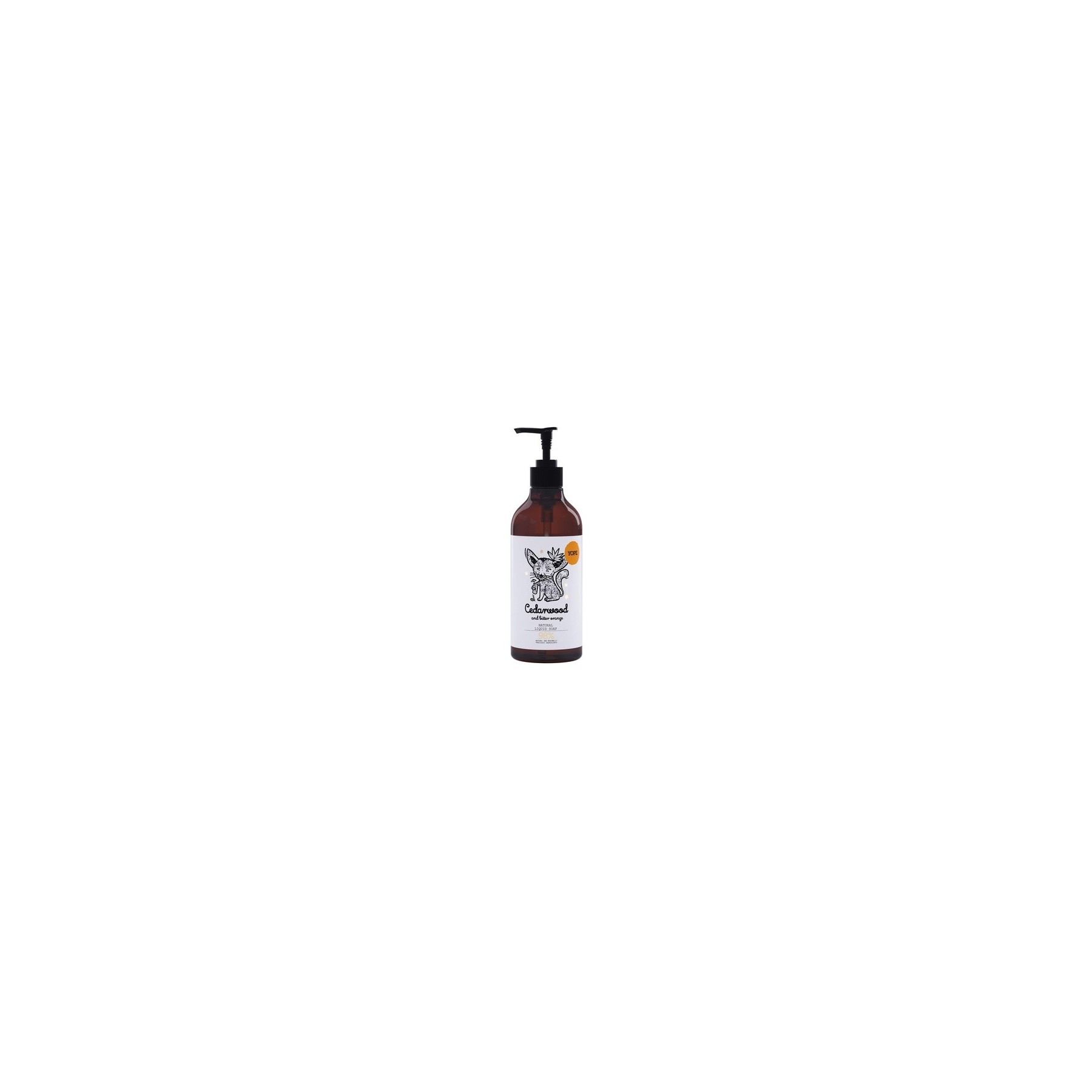 YOPE Cedarwood & Bitter Orange Natural Liquid Hand Soap 500ml