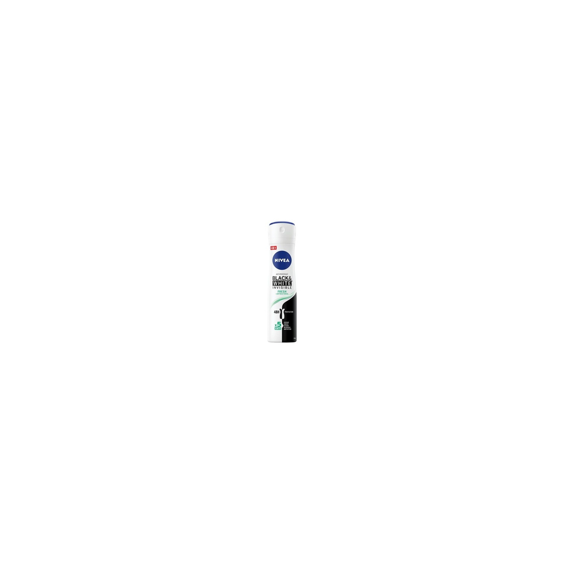Nivea Black&White Invisible Fresh Antiperspirant Spray 150ml
