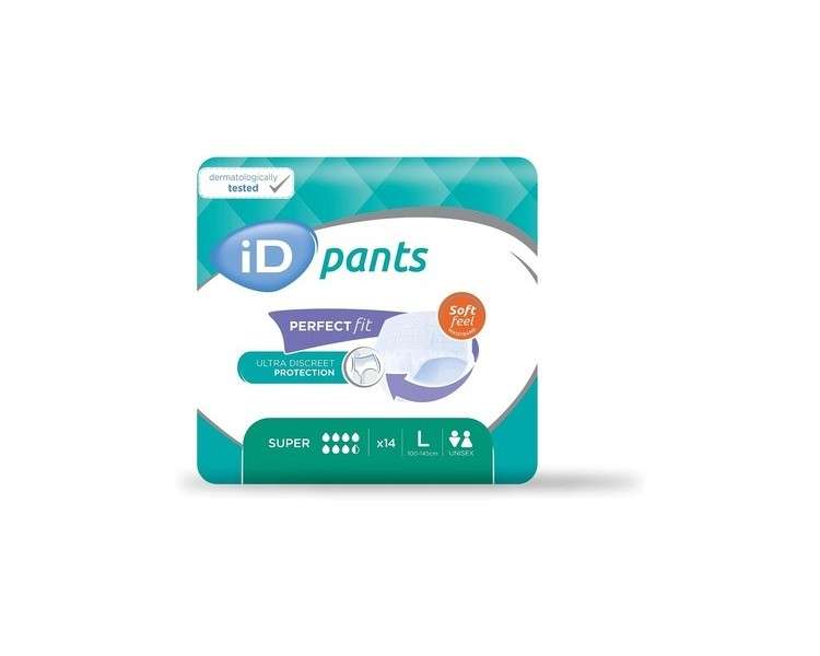 ID Expert Disposable Super by ABENA HYGIENE GMBH - Large (100-145cm) Super - 1950ml Absorbency Pack of 2