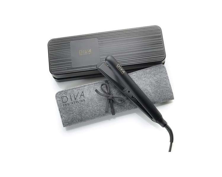 Diva Pro Styling Digital Styler Flat Iron Onyx 700g Black