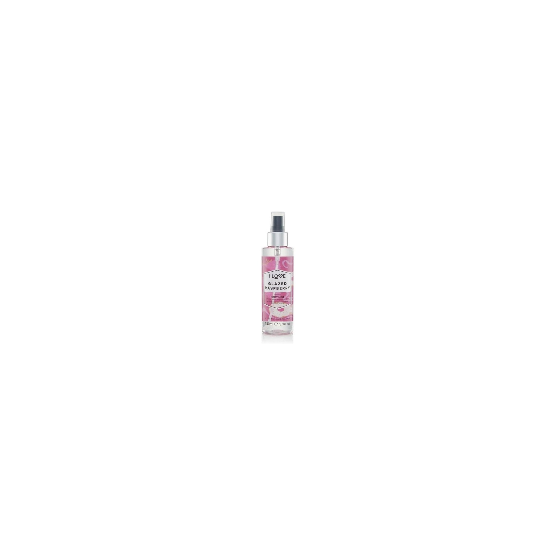 I Love Signature Glazed Raspberry Long Lasting Fast Drying Non Sticky Body Mist for Her 150ml