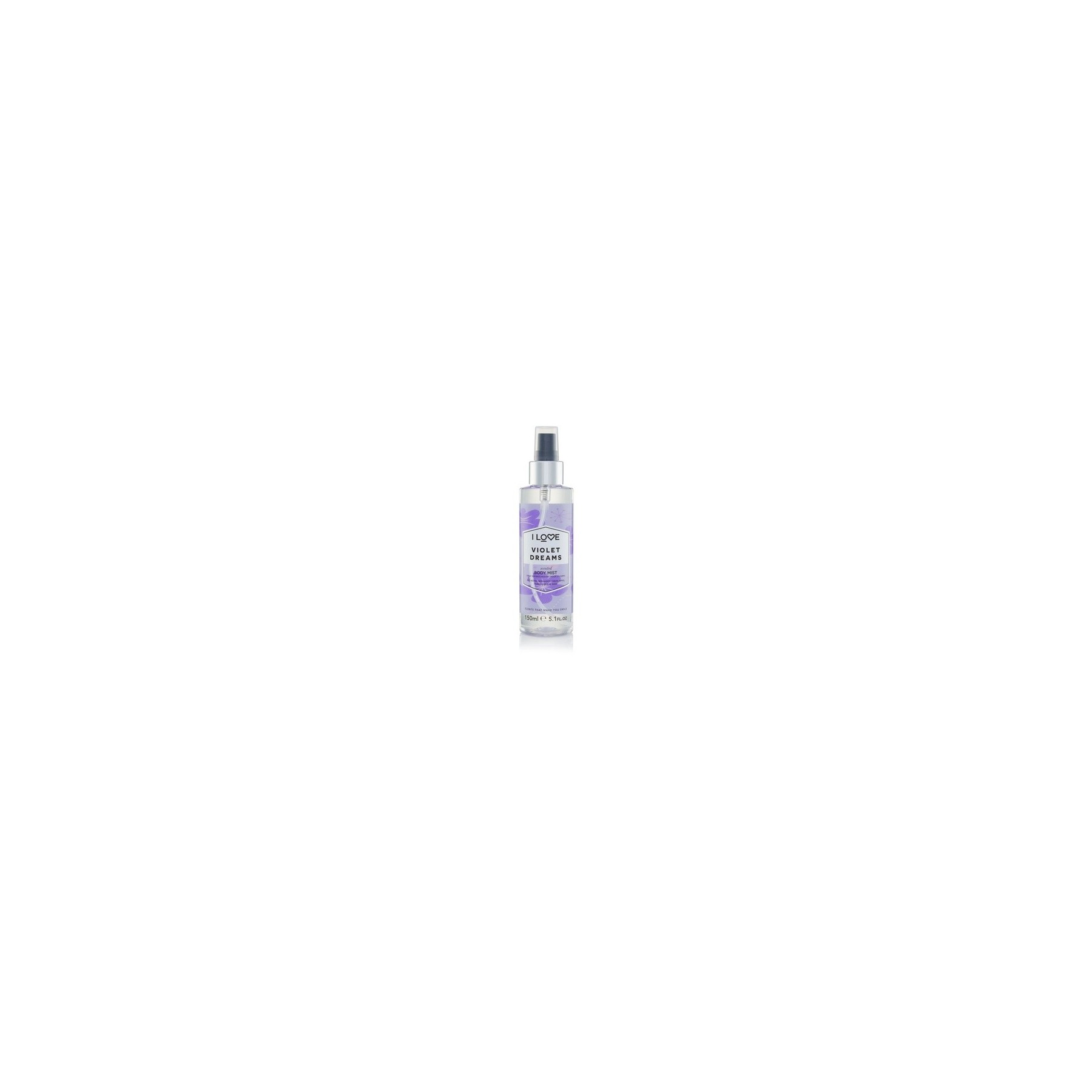 I Love Signature Violet Dreams Long Lasting Fast Drying Non Sticky Body Mist for Her 150ml