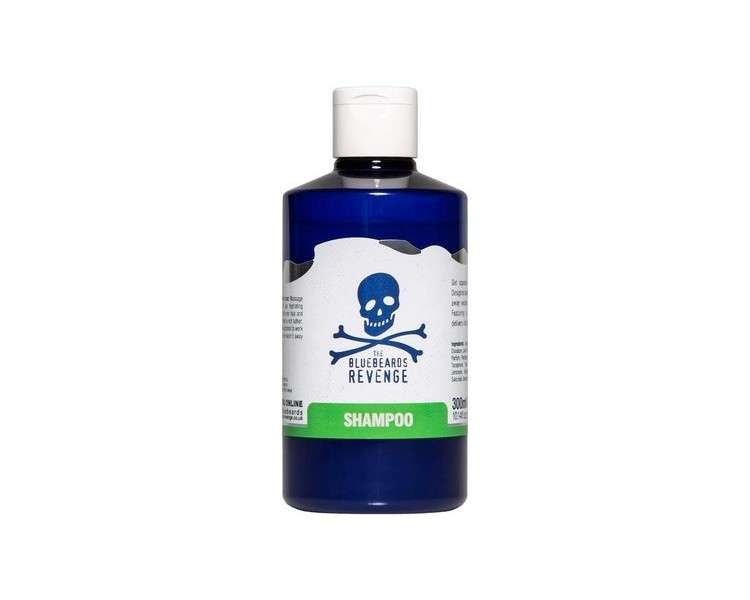 The Bluebeards Revenge Men's Shampoo Rehydrates Hair and Scalp Removes Trapped Dirt Oil and Styling Products SLS and Paraben Free 300ml