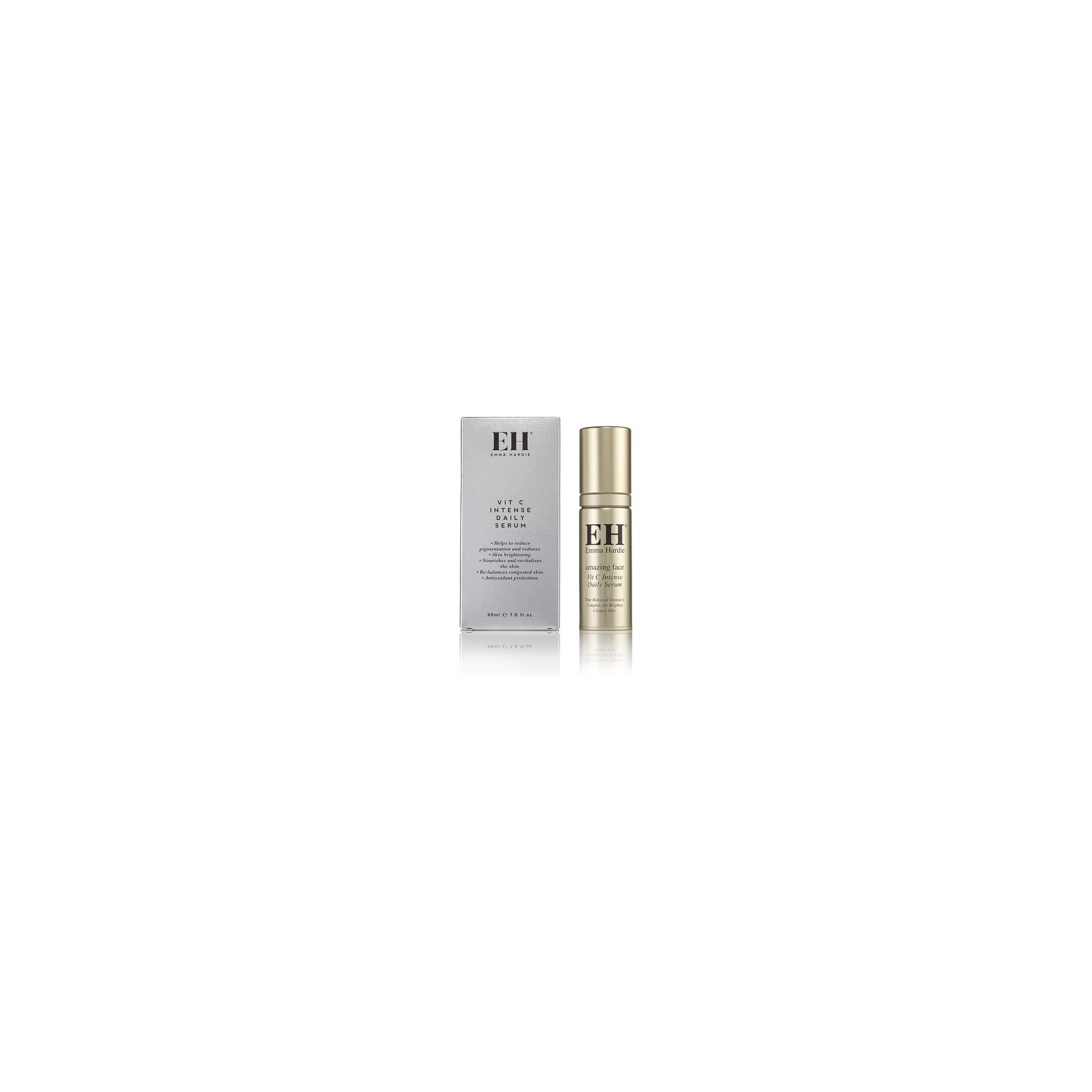 Emma Hardie Vit C Intense Daily Serum 30ml - Dermatologically Tested Suitable for Sensitive Skin Reduces Pigmentation Redness Nourishes Rebalances Revitalizes Skin