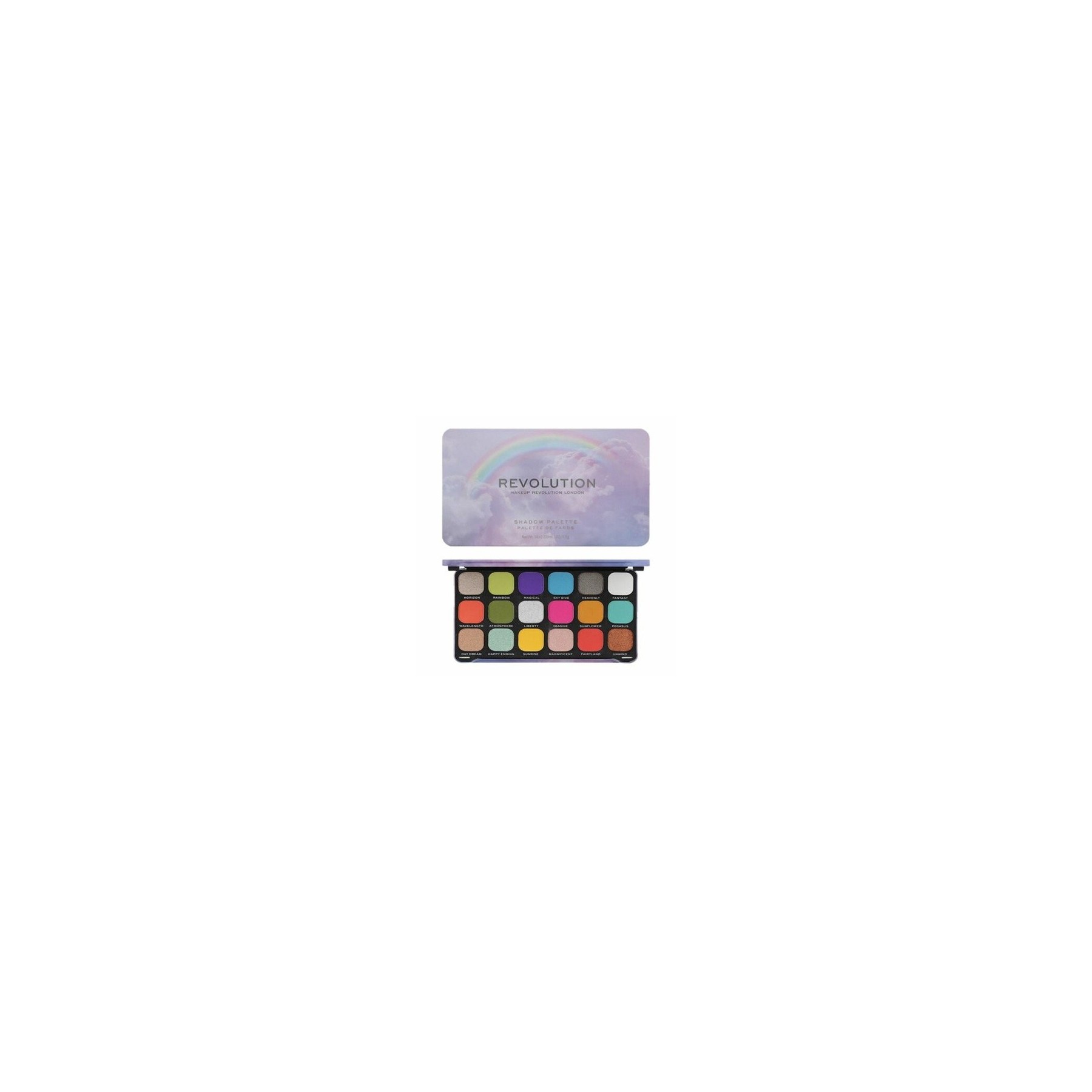 Revolution Rainbow Eye Shadow Palette 18 x 1.1g