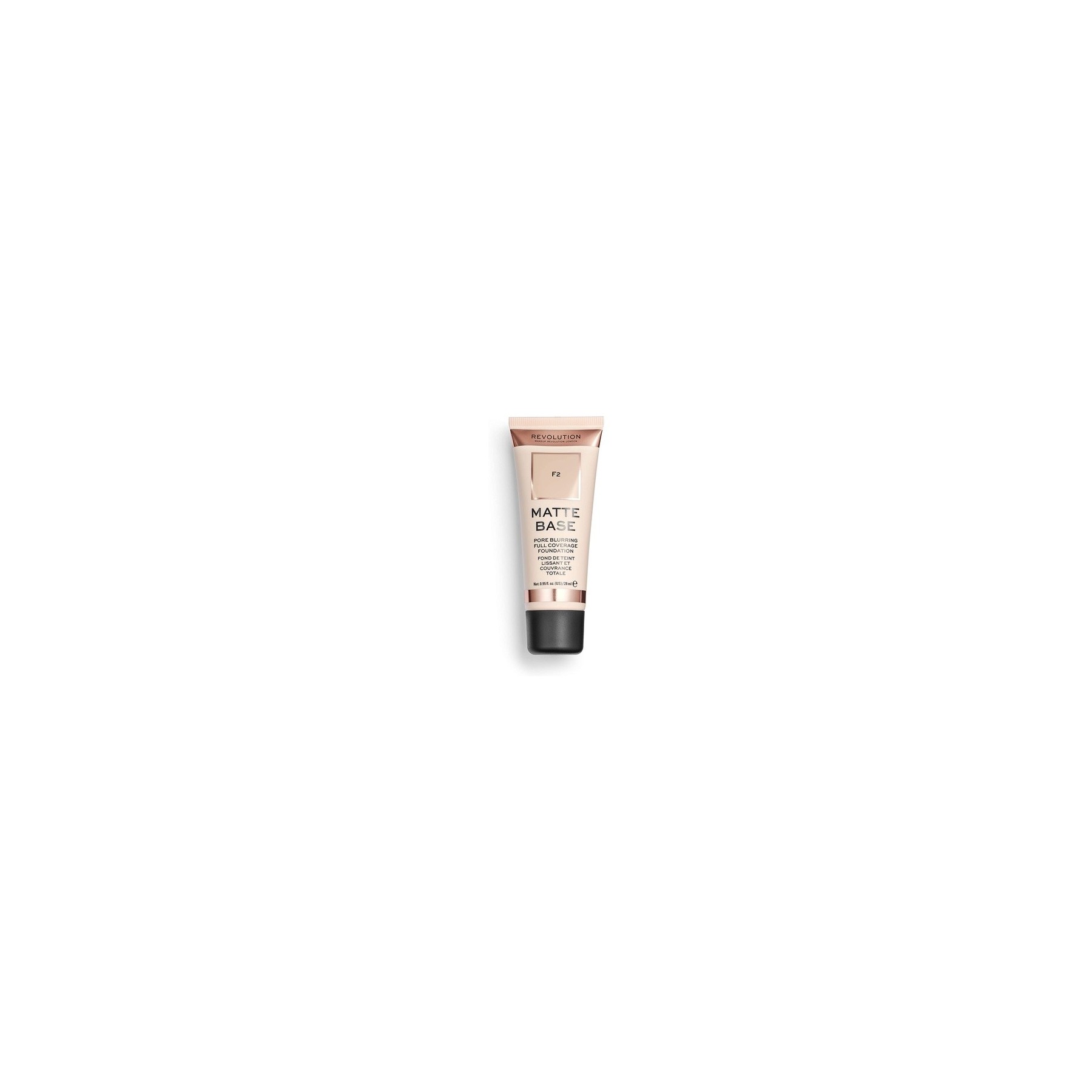Makeup Revolution Matte Base Foundation F2 28ml