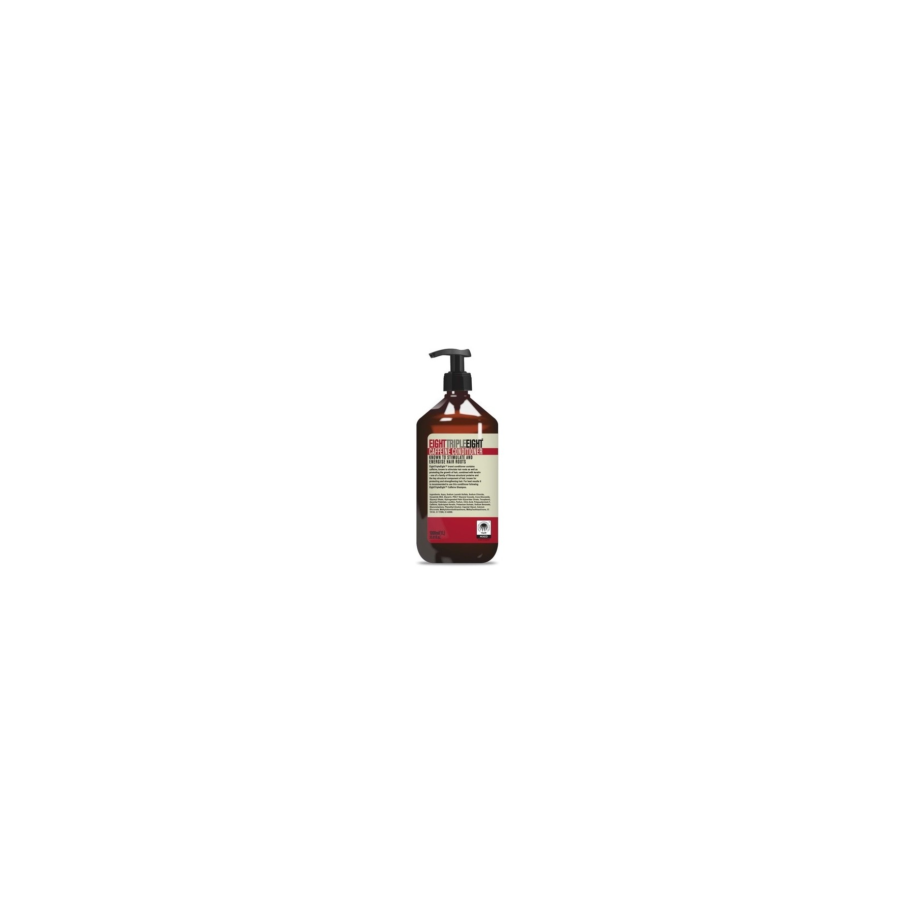 Triple Eight Caffeine Conditioner Energize and Stimulate Hair Roots 1 Liter