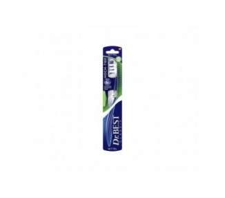Dr. Best Hoch-Tief Toothbrush Medium with Curved Bristle Profile