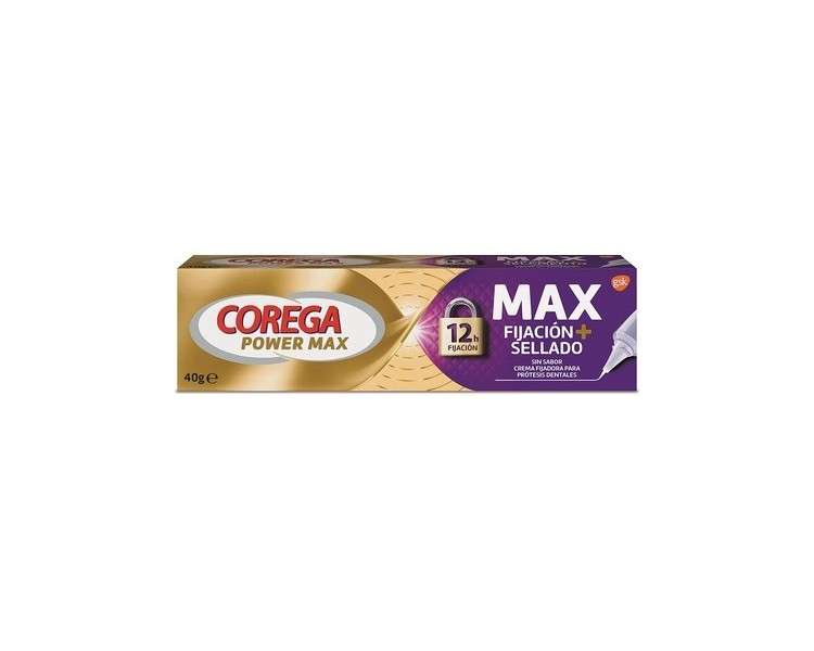 Corega Maximum Seal Cream Adh 40g Fixative Cream for Maximum Sealing