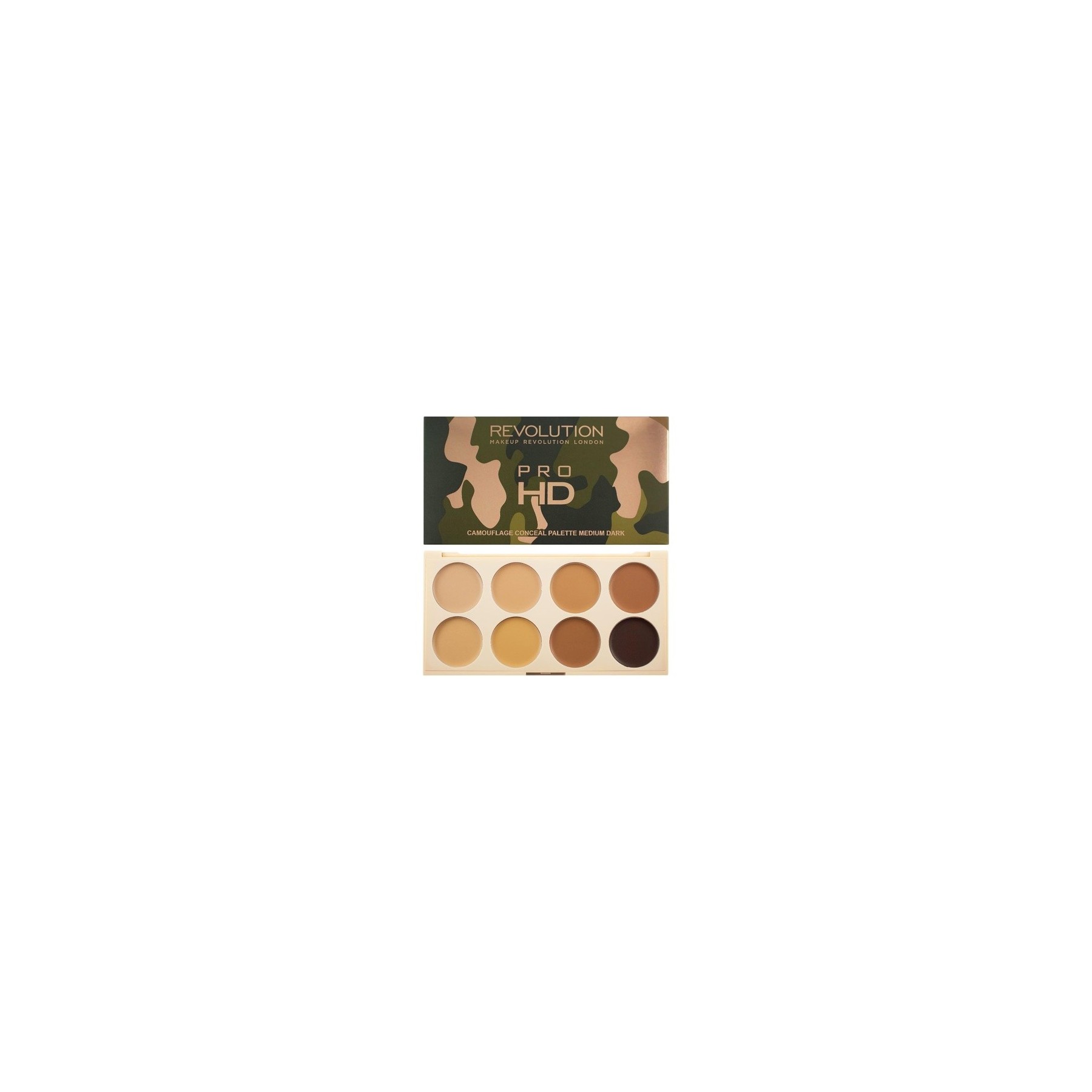 Revolution Ultra Pro HD Camouflage Palette Medium Dark
