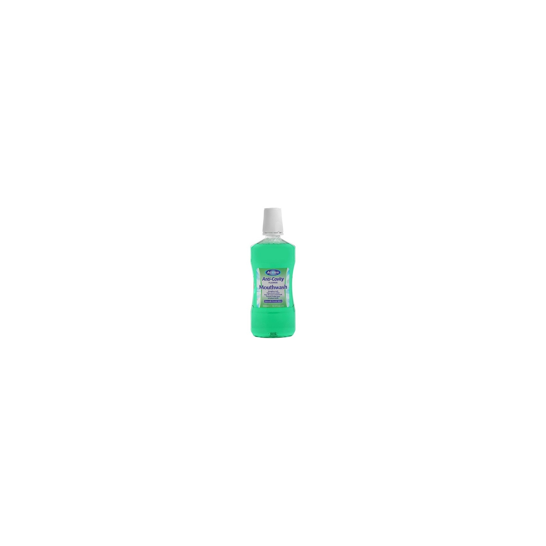Active Oral Care Fluoride Mouthwash with Fresh Mint 500ml