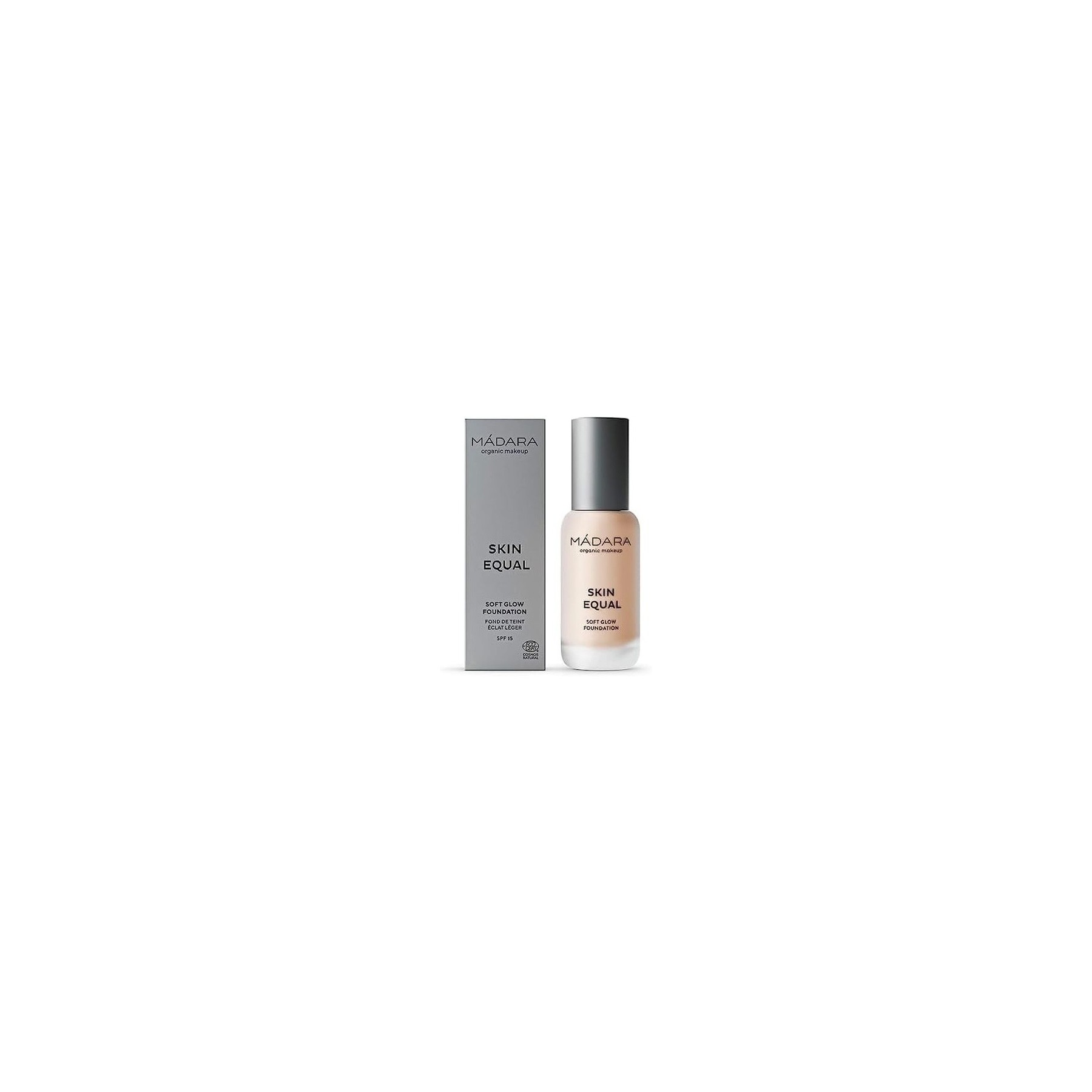 MÁDARA Skin Equal Liquid Foundation for Face Makeup 20 Ivory 30ml