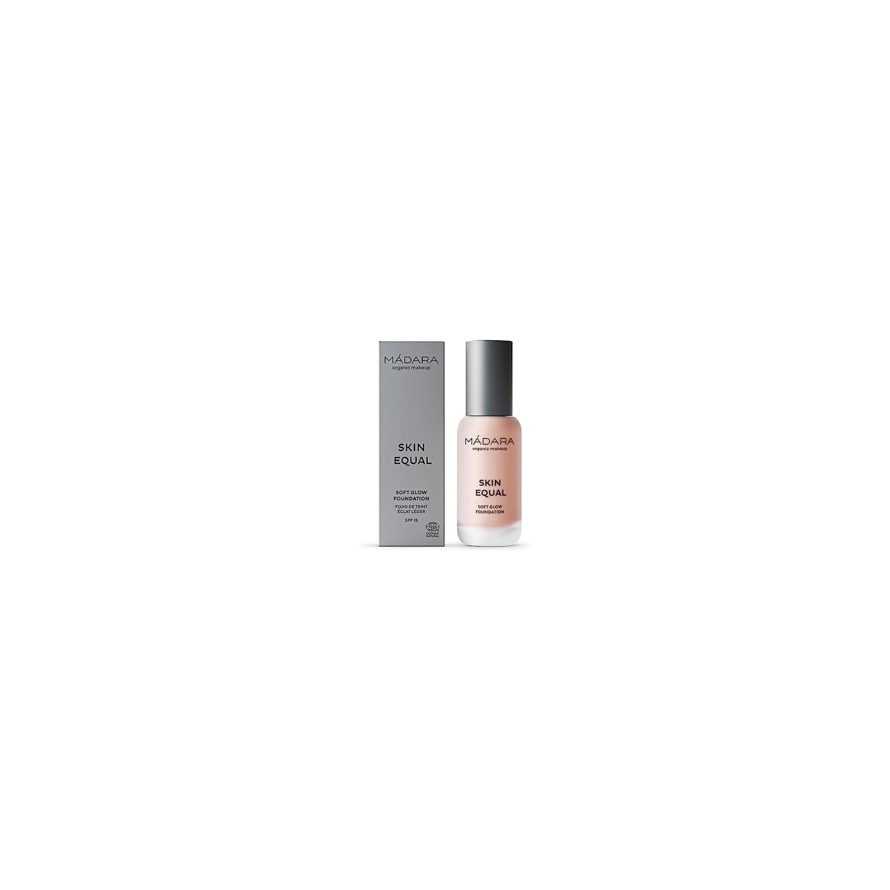 MÁDARA Skin Equal Liquid Foundation for Face Makeup 30ml 30 Rose Ivory