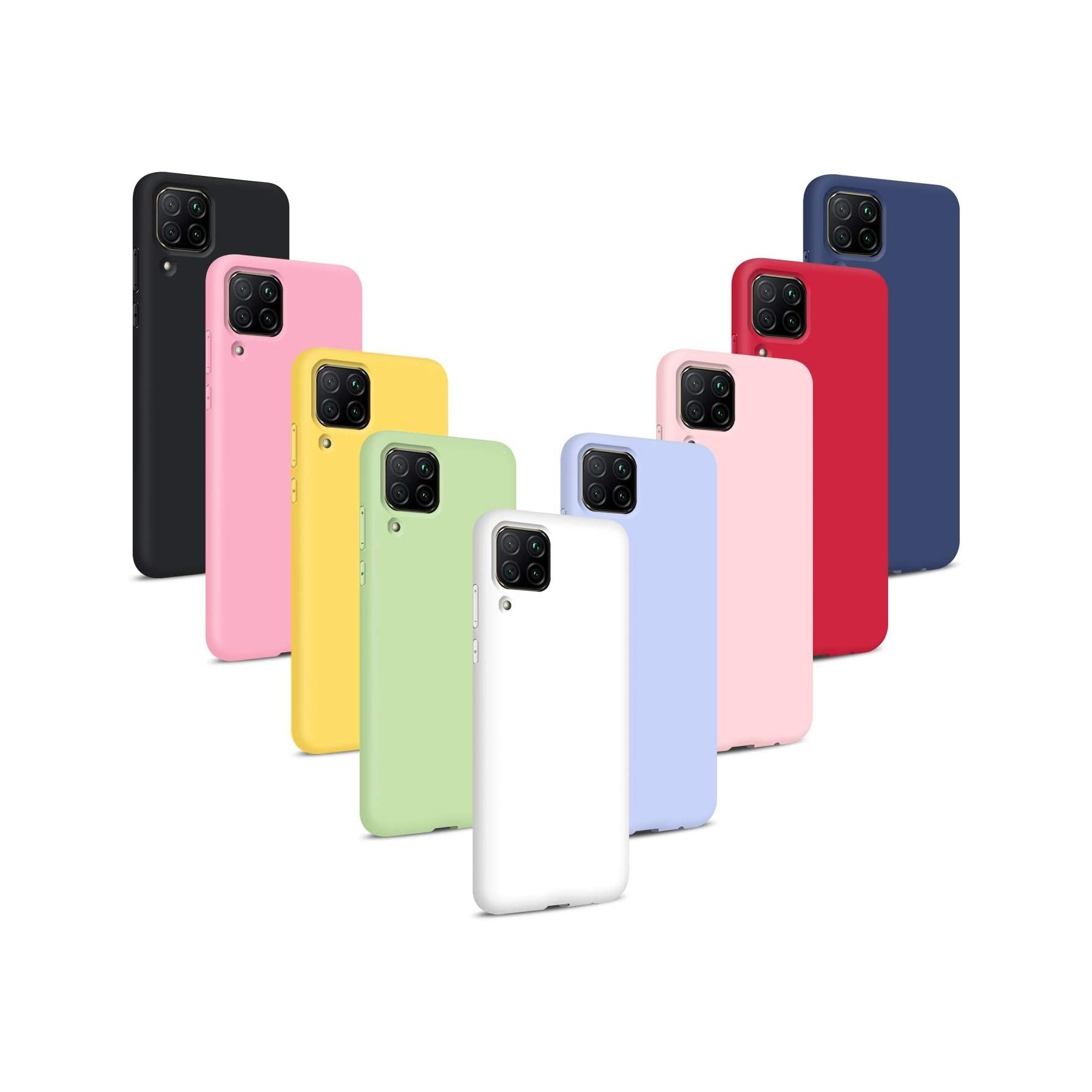 Funda Carcasa De Silicona Suave Tpu Gel Liquido Para Huawei P40 Lite