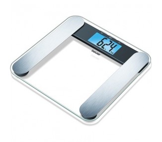 Beurer Glass Diagnostic Scale BF 220 with Extra Large LCD Display - Capacity up to 180kg