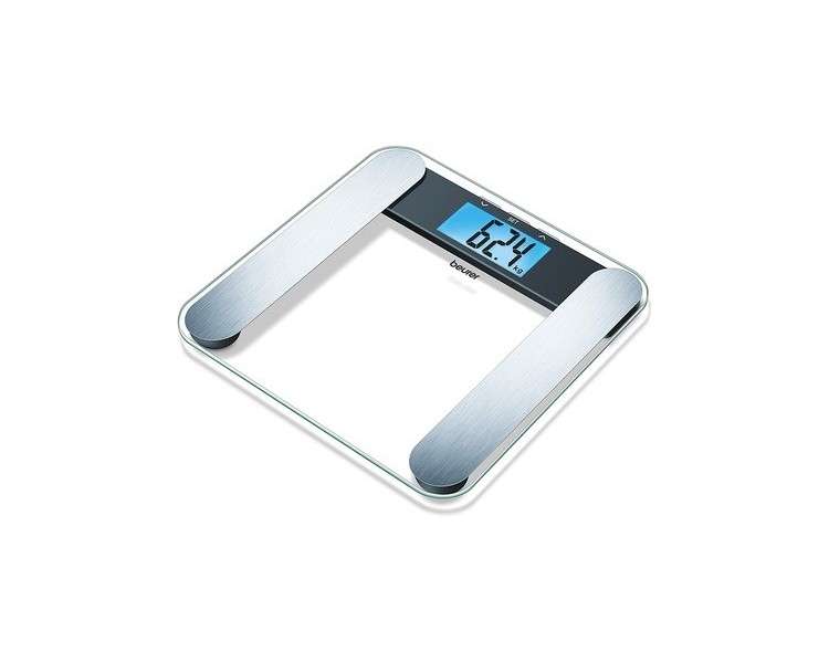 Beurer Glass Diagnostic Scale BF 220 with Extra Large LCD Display - Capacity up to 180kg