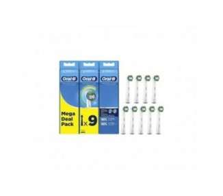 Oral-B Precision Clean 9 Brush Heads with CleanMaximiser Technology