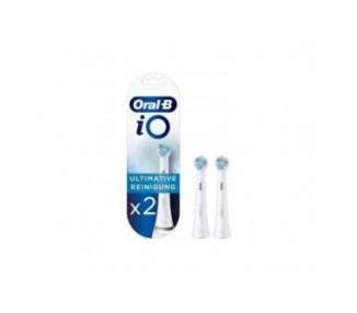 Braun Oral-B iO Series toothbrush heads, 2pcs, White