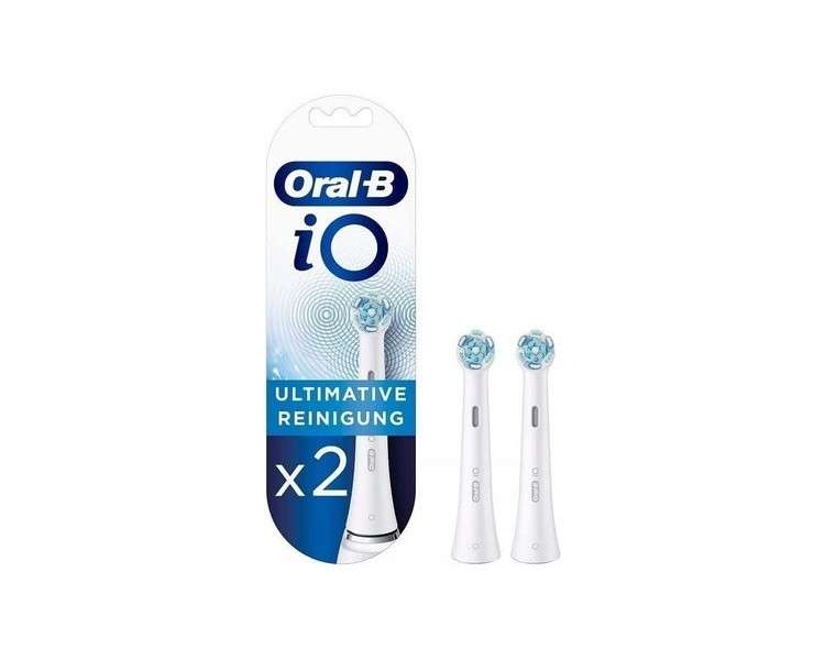 Braun Oral-B iO Series toothbrush heads, 2pcs, White