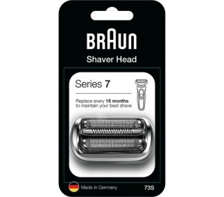 Braun Series 7 Electric Shaver Replacement Head Compatible with New Generation Series 7 Shavers 73S Silver