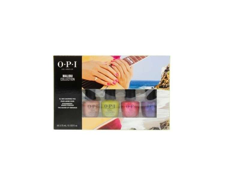 OPI Malibu Summer Mini Set Nail Paint 2021 Nail Polish - Pack of 4