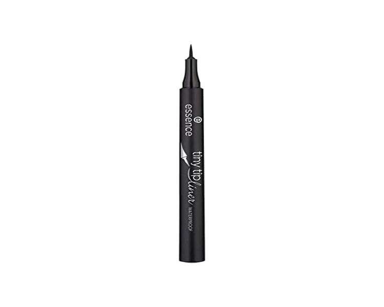 Essence Cosmetics Tiny Tip Liner Waterproof Eyeliner 01 Deep Black Makeup