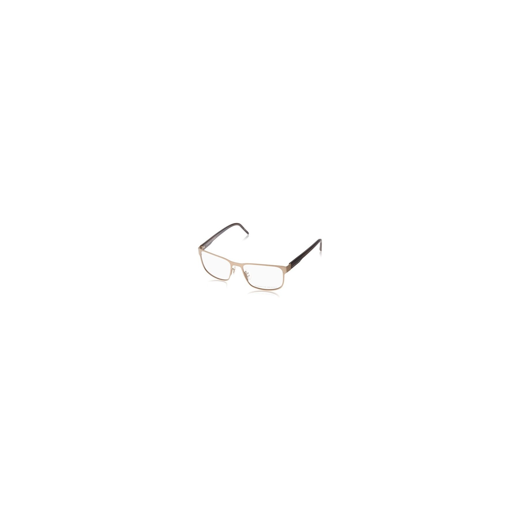 Porsche Design Eyeglasses P 8291 D Metal Plastic Gold Matt Brown Marble